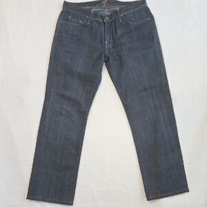 7 For All Mankind Straight Leg Jeans - Size 30 -‎ Made in USA - 100% Cotton
